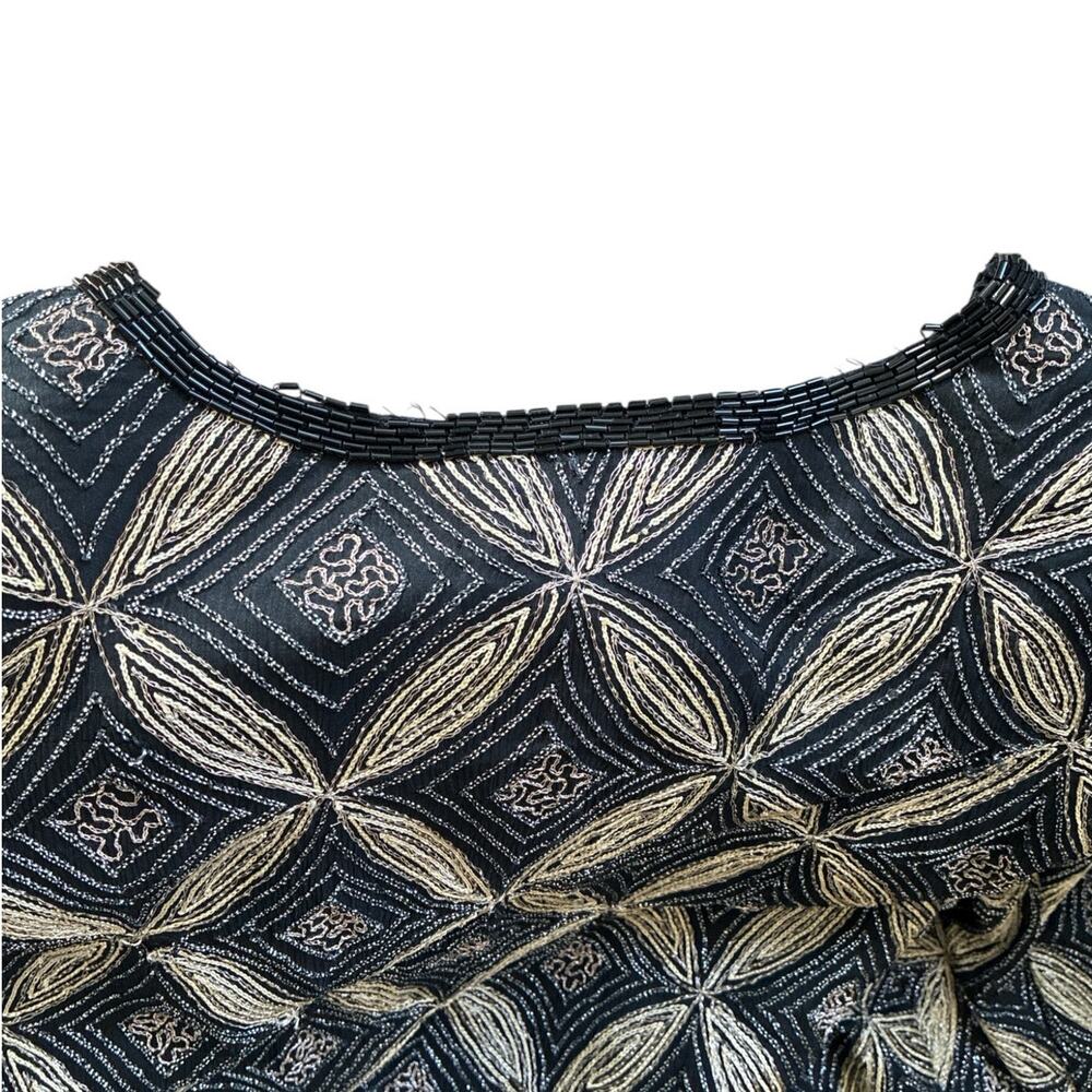 Vintage Papell Boutique Evening beaded cardigan jacket Size XL - Picture 8 of 8